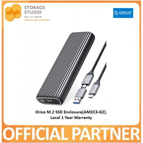 ORICO NVMe USB-C enclosure , P/NO: AM2C3-G2. Singapore Local Warranty 1 year